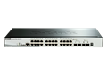 28-Port Gigabit Stackable PoE Smart Managed Switch including 2 10G SFP+ and 2 SFP ports (24 x PoE ports, 193 W PoE budget)