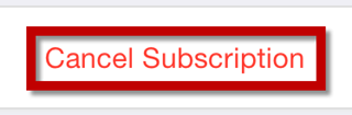 How do I cancel my subscription IOS